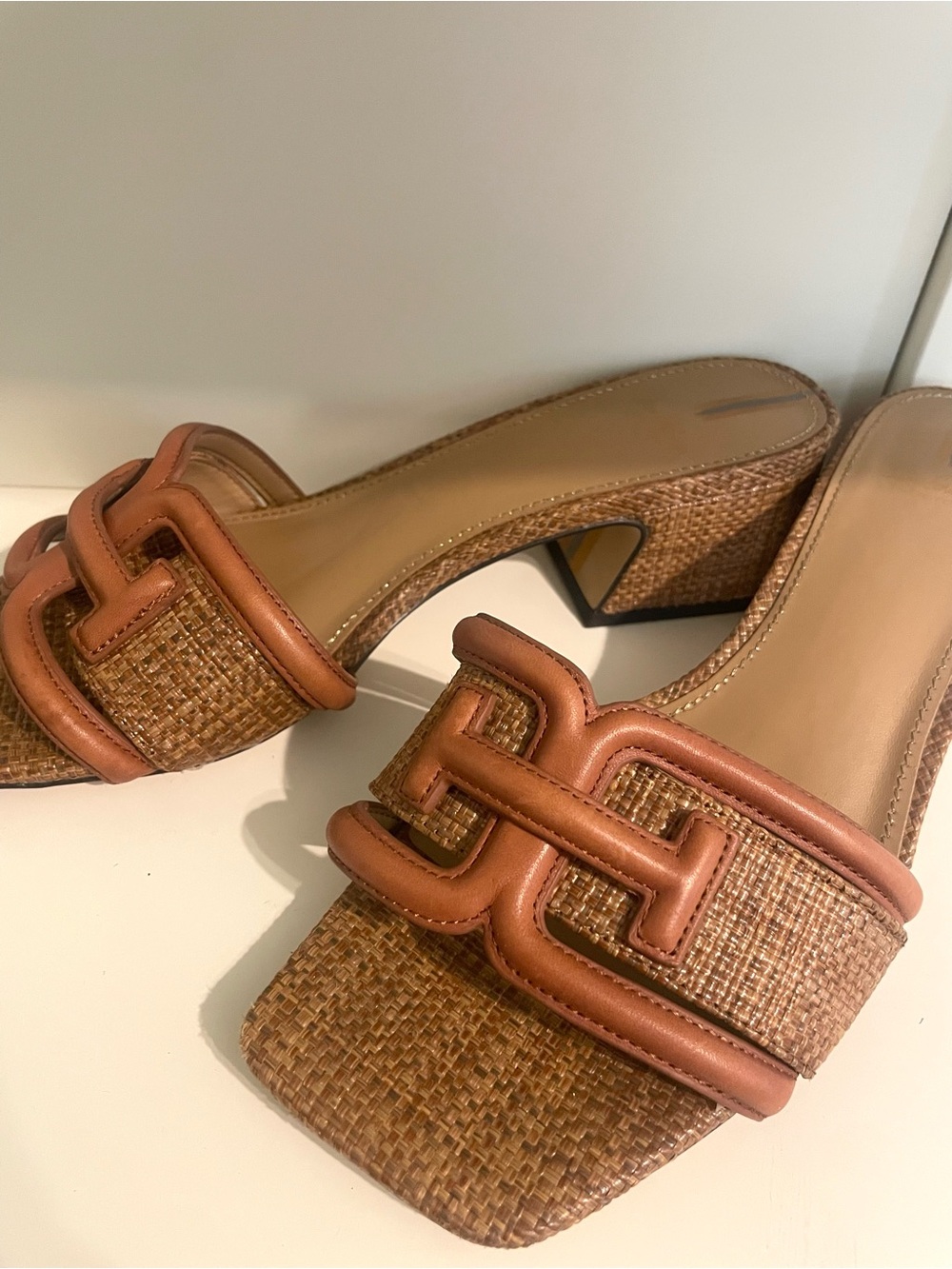Sam Edelman Waylon Slide Cognac Sandal Size 8.5 - Picture 6 of 7